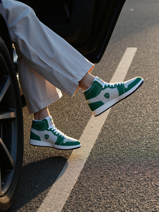 Adora Milano Serie 175  Premium PU Leather High Top Sneakers-V2