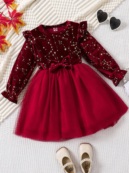 Adora Milano Girl Dress Autumn Princess Dress