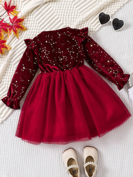 Adora Milano Girl Dress Autumn Princess Dress