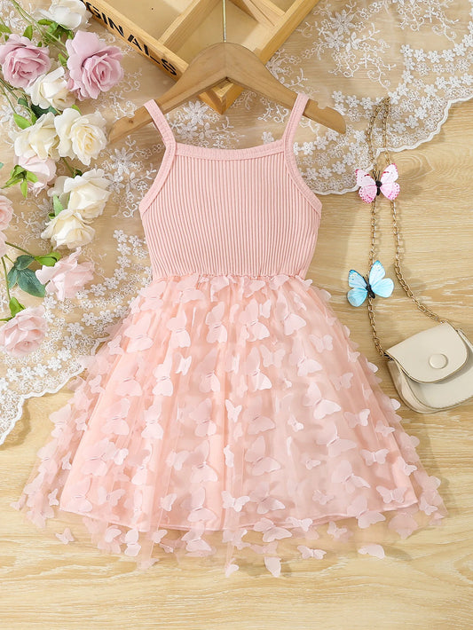 Adora Milano Kids Girl's Clothes  Baby's Butterfly Princess Dress