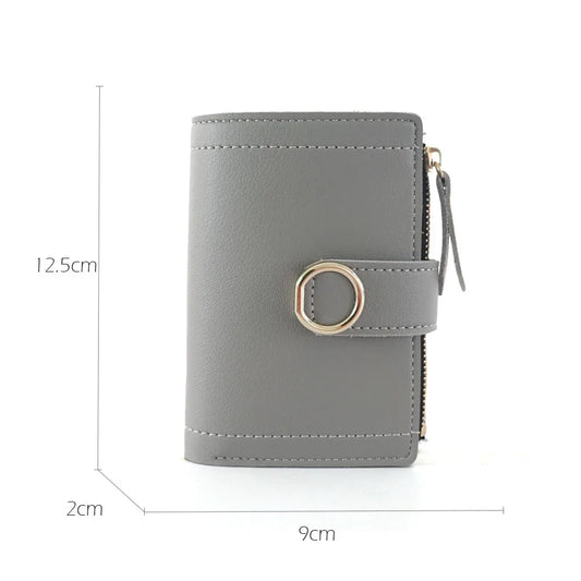Adora Milano New Fashion Short Women's Wallet Zipper Card Holder