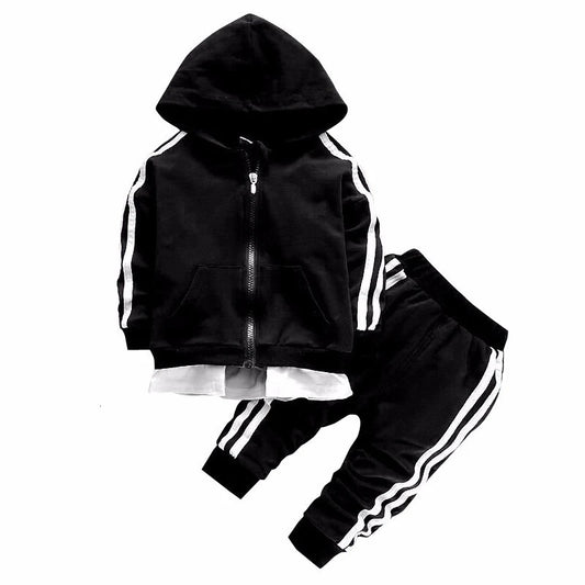 Adora Milano  Baby Casual Tracksuit Children Boys Girls Zipper Hoodeis Pants