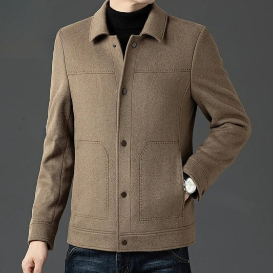 Adora Milano Winter Wool Jacket Male  Casual Coat Classic
