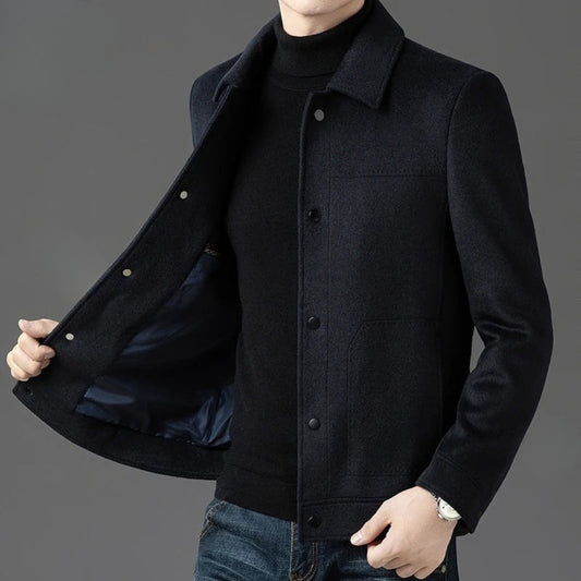 Adora Milano Winter Wool Jacket Male  Casual Coat Classic