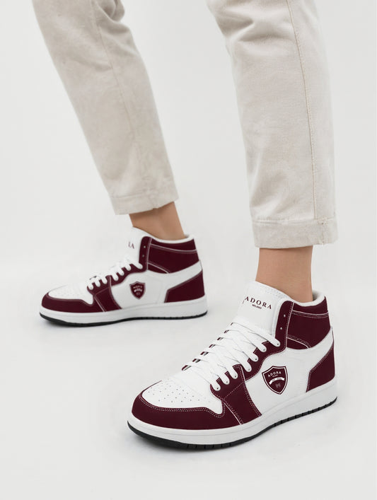 Adora Milano Serie 165 Premium PU Leather High Top Sneakers-V2