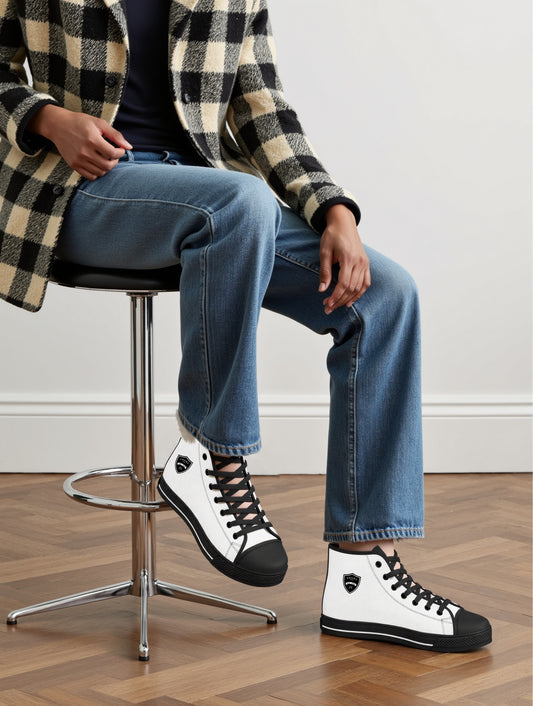 Adora Milano Serie 180 Classic High-Top  Shoes - White/Black