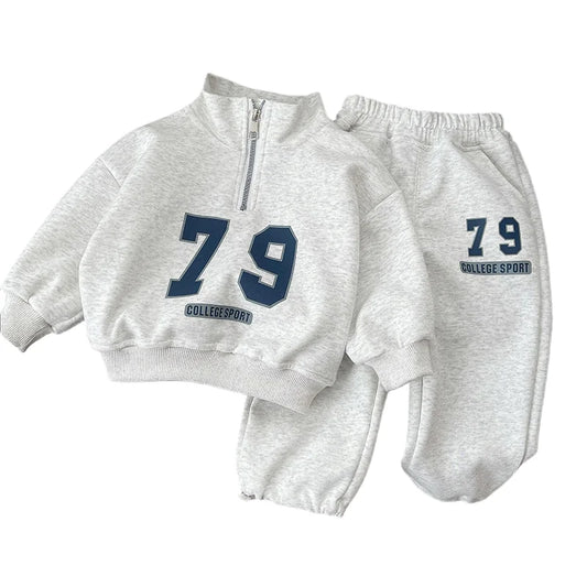 Adora Milano Boys Sweatsuit Outfit  Set Children Sweatshirt Handsome