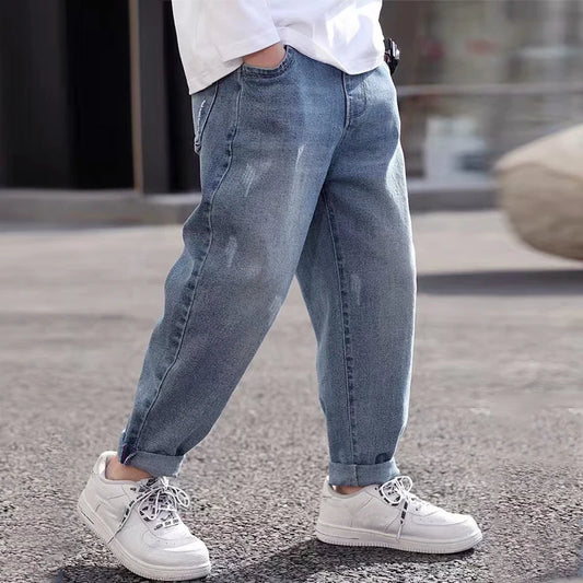 Adora Milano Light Blue Children's Jeans Boy Pants Slim Jeans For Boy