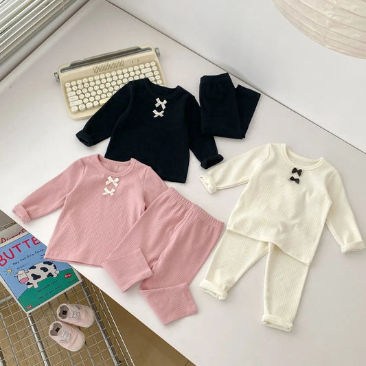 Adora Milano  Children's Clothes Autumn Winter Long Sleeve Top +Pants
