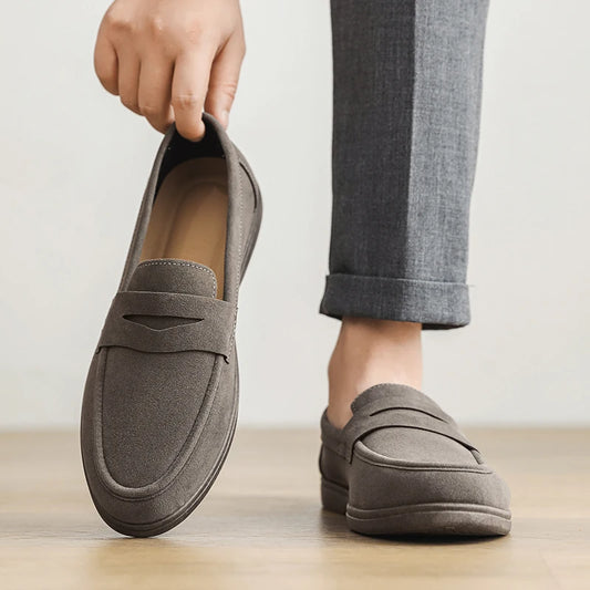 Adora Milano Men's Slip on Loafers  Lightweight Breathable Comfort