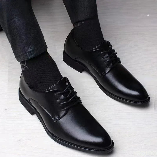 Adora Milano Fashionable versatile Men Shoes Heightening Shoes Spring  British Casual Business
