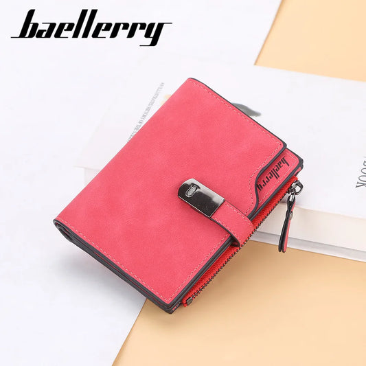Adora Milano Women Wallets Short Magnetic Buckle Top Quality Card Holder