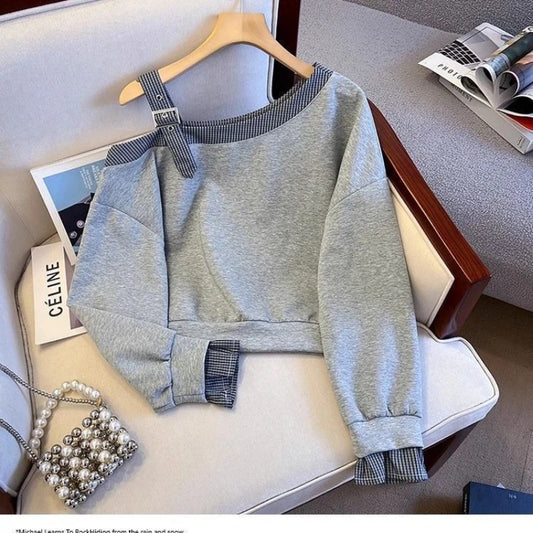 Adora Milano Shoulder Hoodies Sweatshirts Women Clothing