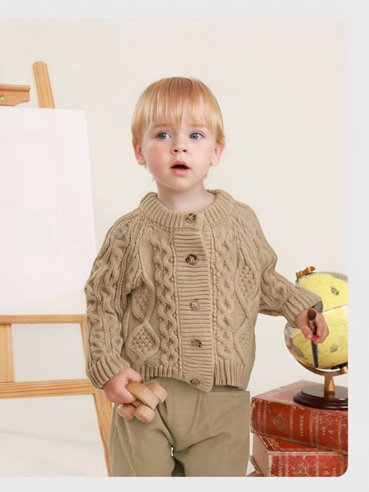 Adora Milano Sweater Children's Clothes Sweater Knit Cardigan for Girls Boys