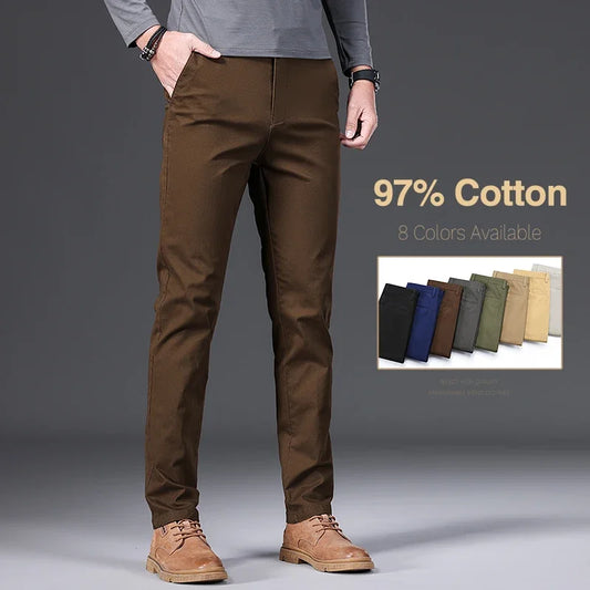 Adora Milano 97% Cotton Men's Casual Pants