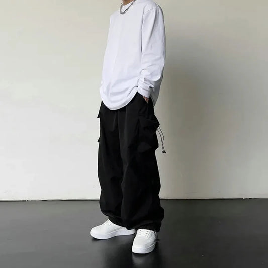 Adora Milano Men's Casual Cargo Pants Fashion Streetwear