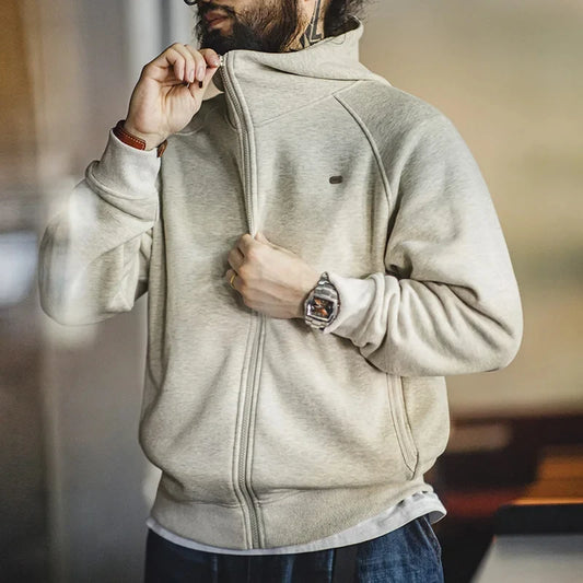 Adora Milano Gray Hooded Sweatshirt for Men