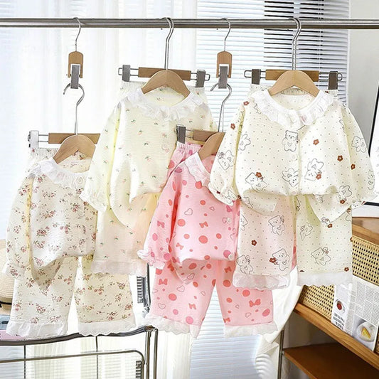 Adora Milano Girls Kids Clothes Set New Loose Thin Baby Pajamas