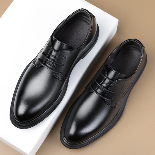Adora Milano Shoes for Men Solid Color Formal Dress Footwear
