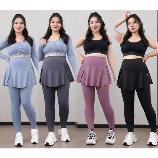 Adora Milano  Leggings with Pockets Sharkskin High-Waisted