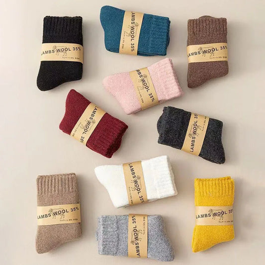 Adora Milano Winter 30% Wool Cashmere Warm Furry Kids Sock
