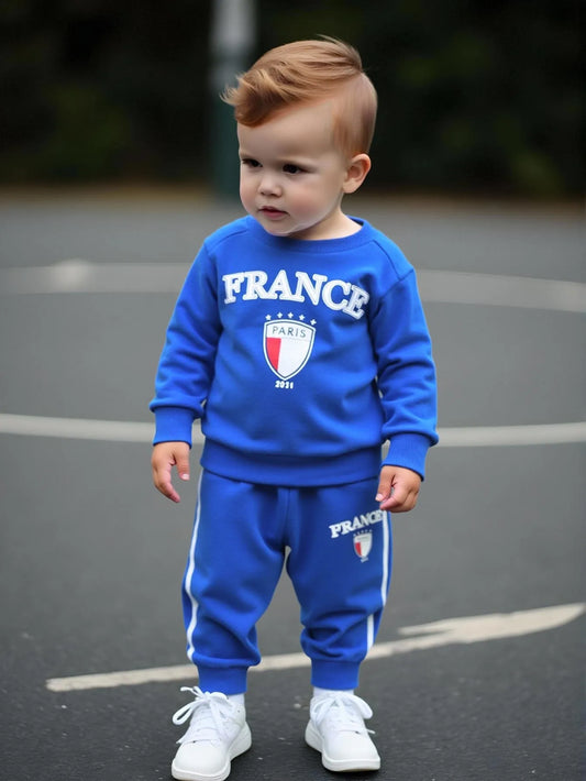 Adora Milano  baby boy sports and long sleeved top and pants set