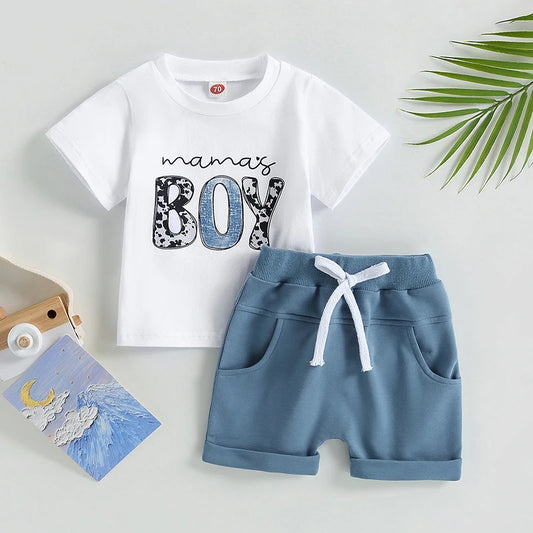 Adora Milano 0-3Y Boys Clothing Sets Summer Cotton Short Sleeve
