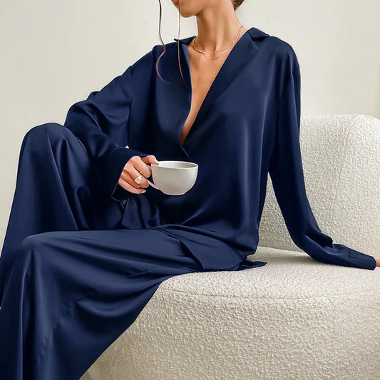 Adora Milano Fashion Pajamas Set For Women Trouser Suits