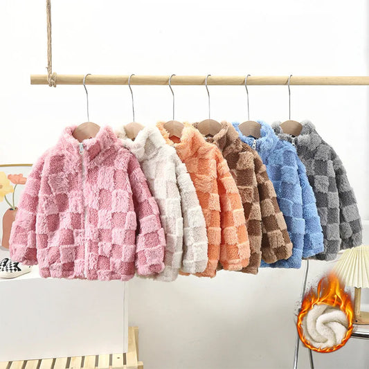 Adora Milano Kid Winter Thick Coats Children Fleece Jacket