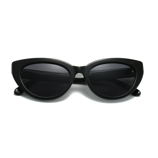 Adora Milano Retro Cat Eye Polarized Sunglasses Handmade Acetate UV400 Protection