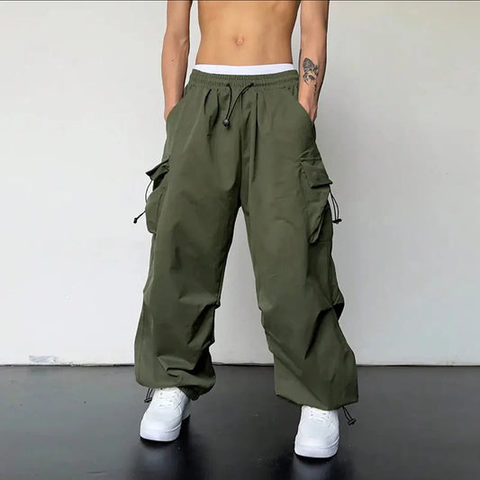 Adora Milano Men's Casual Cargo Pants Fashion Streetwear
