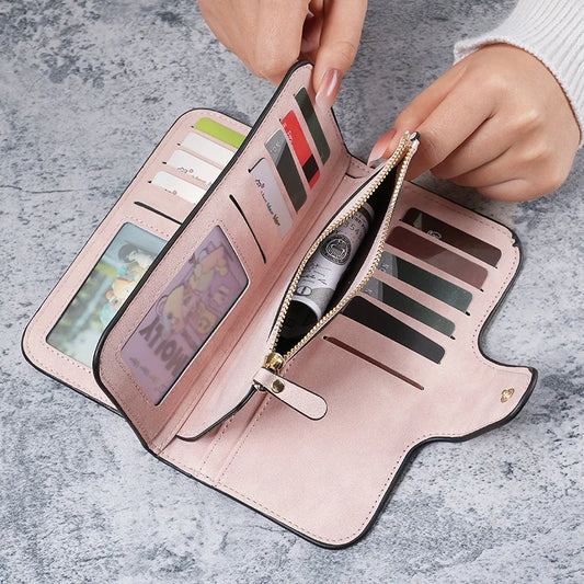 Adora Milano Long Women's Wallet Coin Purse Card Holder Wallets