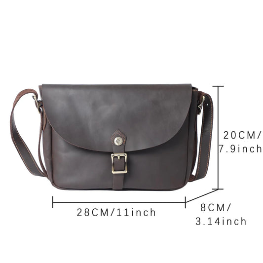 Adora Milano Vintage Genuine Leather Men's Bag Crossbody Bags