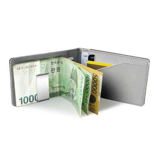 Adora Milano Fashion Men's Leather Money Clips