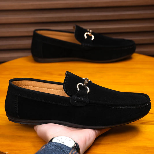 Adora Milano fashion pea shoes buckle lazy shoes comfortable