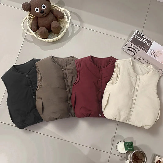 Adora Milano Children's Vest Warm Cotton Vests Outwear