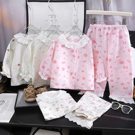 Adora Milano Girls Kids Clothes Set New Loose Thin Baby Pajamas