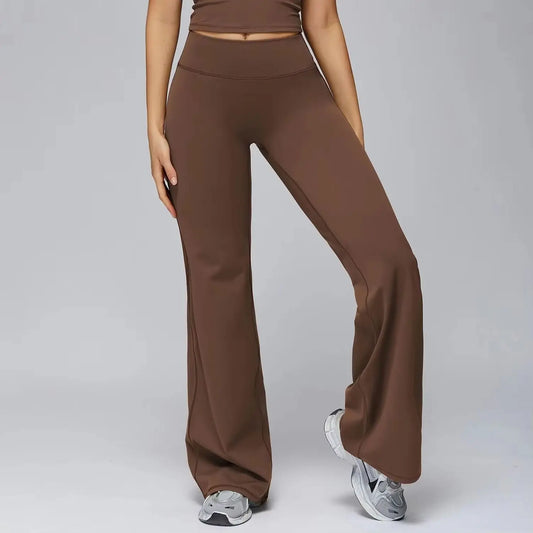 Adora Milano  Pants Flare Leggings Women High Waist Wide Leg Pants  Fitness Sports