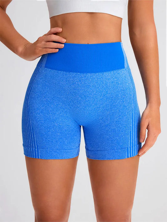 Adora Milano  High Waist Workout Shorts