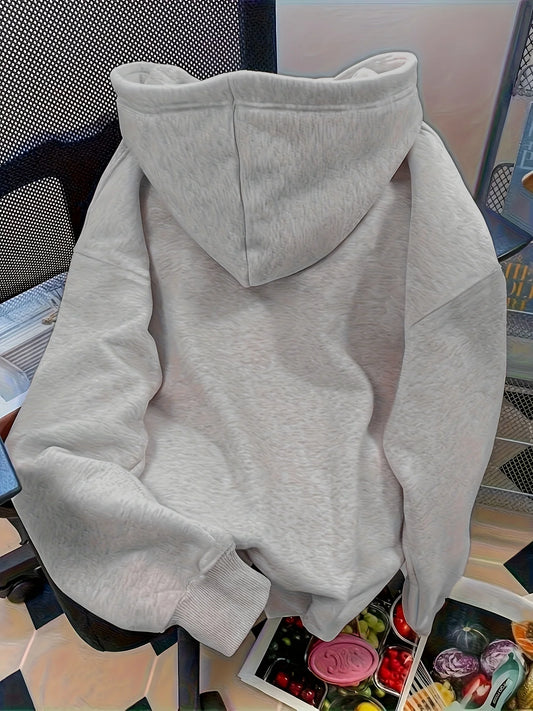 Adora Milano Women's Hoodie Pullover Sweatshirt Relaxed Fit Hooded