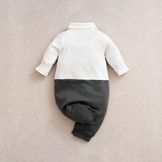 Adora Milano  Boys bow tie Cotton Clothing  One-Piece long sleeves Jacket 0-2 years