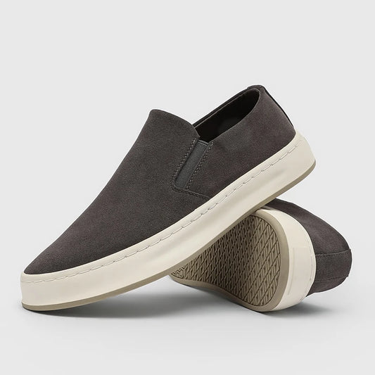 Adora Milano Men's Suede Casual  Loafers Comfortable Lightweight Walking Shoe