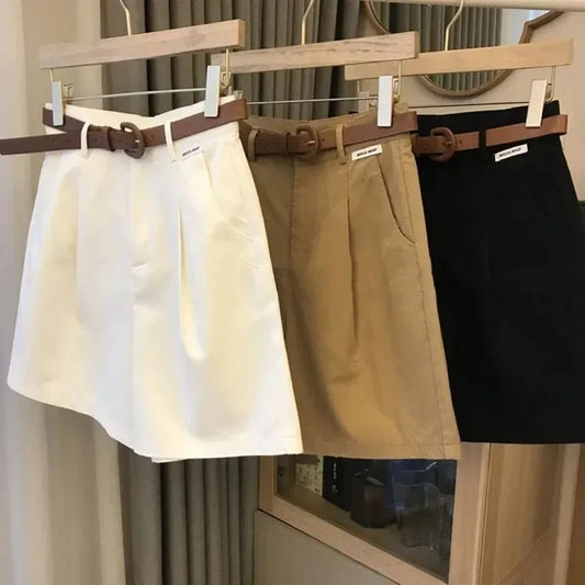 Adora Milano Shorts for Women Summer Thin Cotton A Line Short Pants