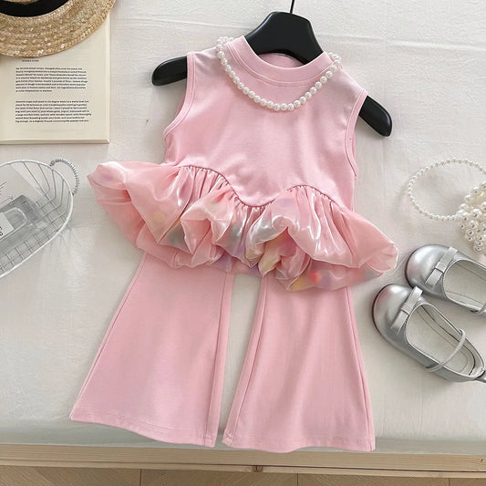 Adora Milano Girls  T-shirt+Trousers  For 2-10 Years Fashion Outfit