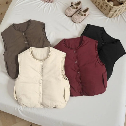 Adora Milano Children's Vest Warm Cotton Vests Outwear