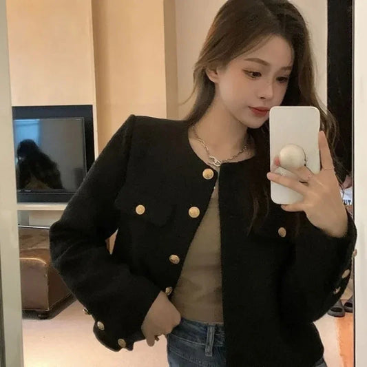 Adora Milano Wool Coat Women Jacket Short Autumn Winter Cardigan
