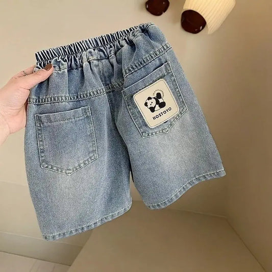 Adora Milano  Kids Summer Casual Denim Fit Comfortable Shorts for Boys