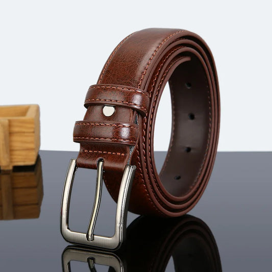 Adora Milano men's needle buckle belt with a high-end feel, casual
