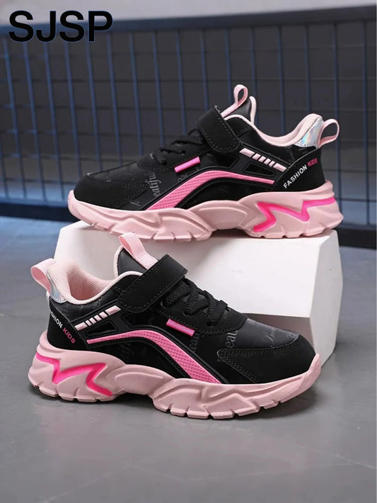Adora Milano Children's Casual Pink Girls' Leather Shoes, Aged 7-15