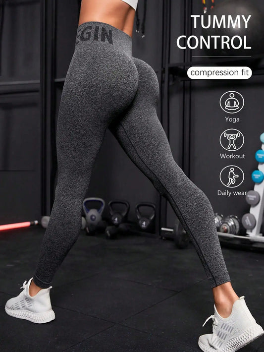 Adora Milano tight fitting high waisted sports and fitness pants for women